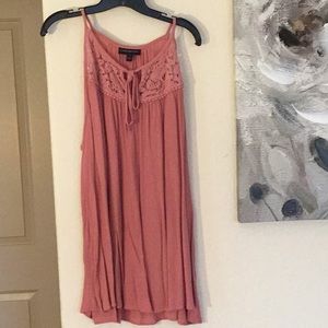 Summer Gauze & Crochet Tank